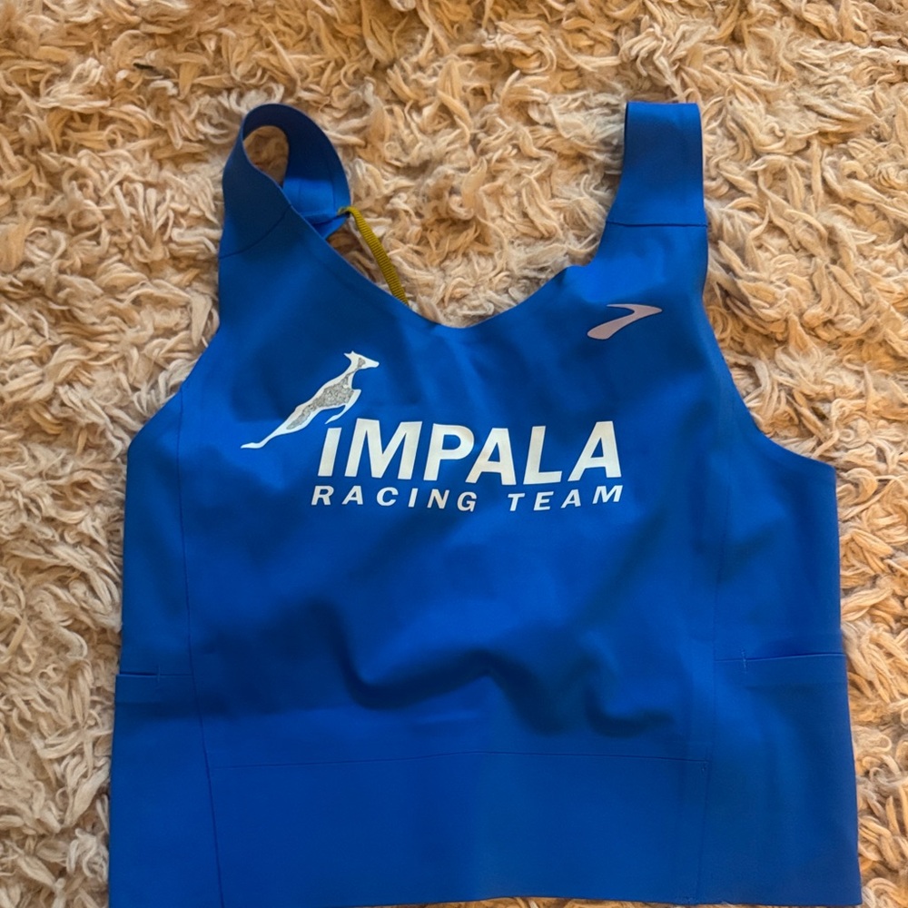 Brooks Impala Racing Team  Swim Top in Royal Blue